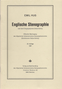 «Englische Stenografie» mit Schlüssel